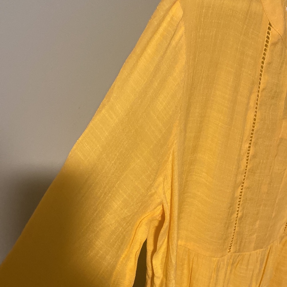 NWT WOMEN’S PLUS SIZE GOLD TUNIC TOP - Picture 4 of 8